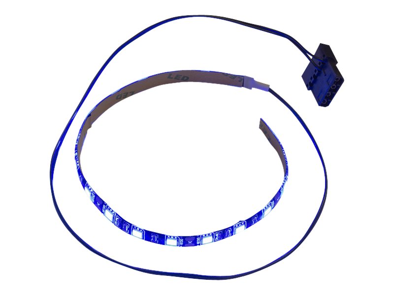 Inter-Tech - Belysning til systemkabinet (LED) - blå - 30 cm