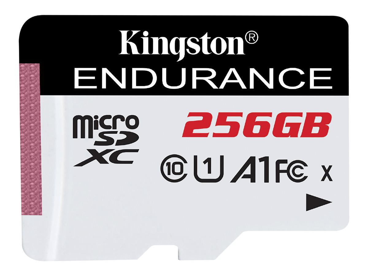 Kingston High Endurance microSDXC UHS-I U1 Memory Card 256GB 95MB/s