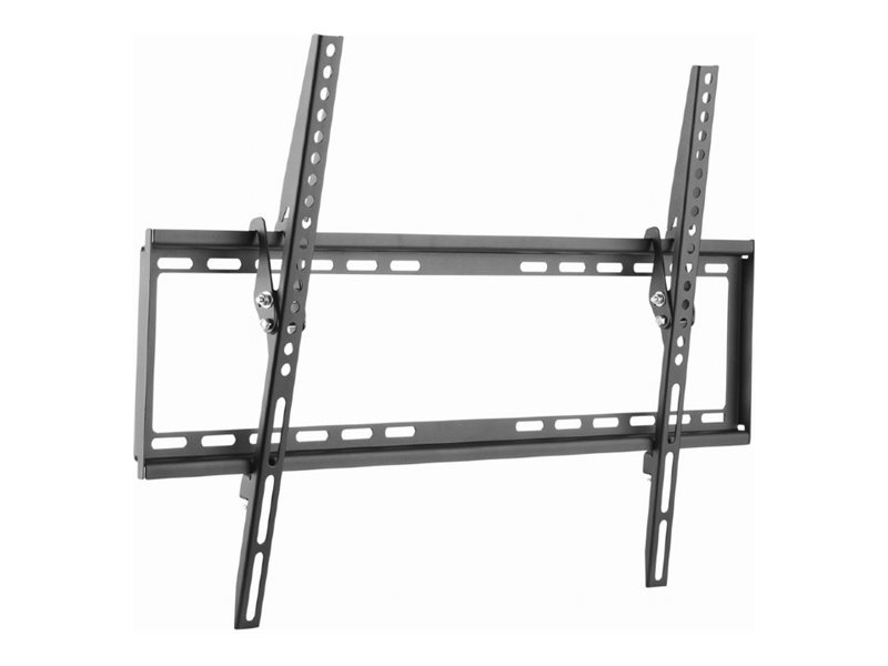 Gembird WM-70T-03 mounting kit - tilt - for LCD TV - 35 kg - black - Maks 35 kg - Maks størrelse 70"