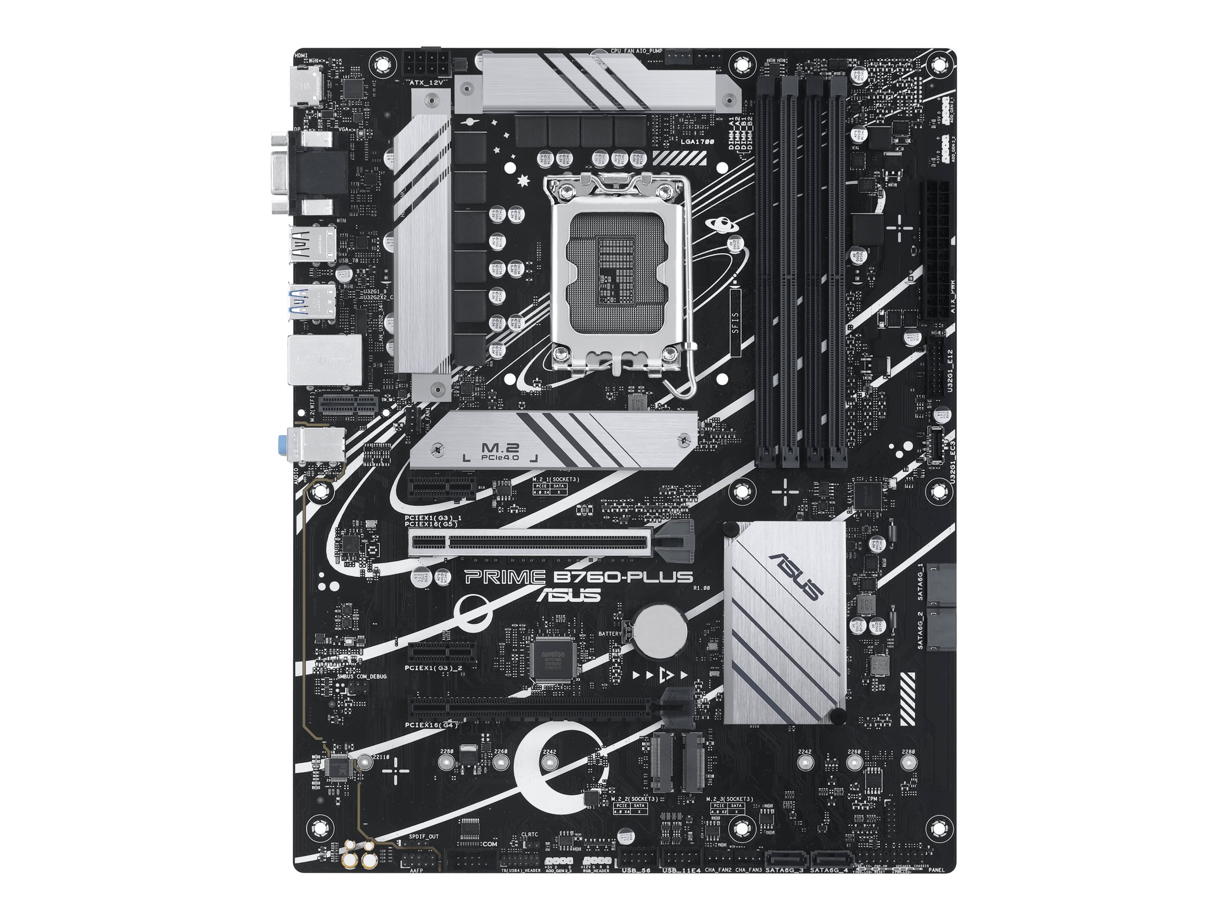 ASUS PRIME B760M-A D4-CSM (V2) Bundkort - Intel B760 - Intel LGA1700 socket - DDR4 RAM - Micro-ATX