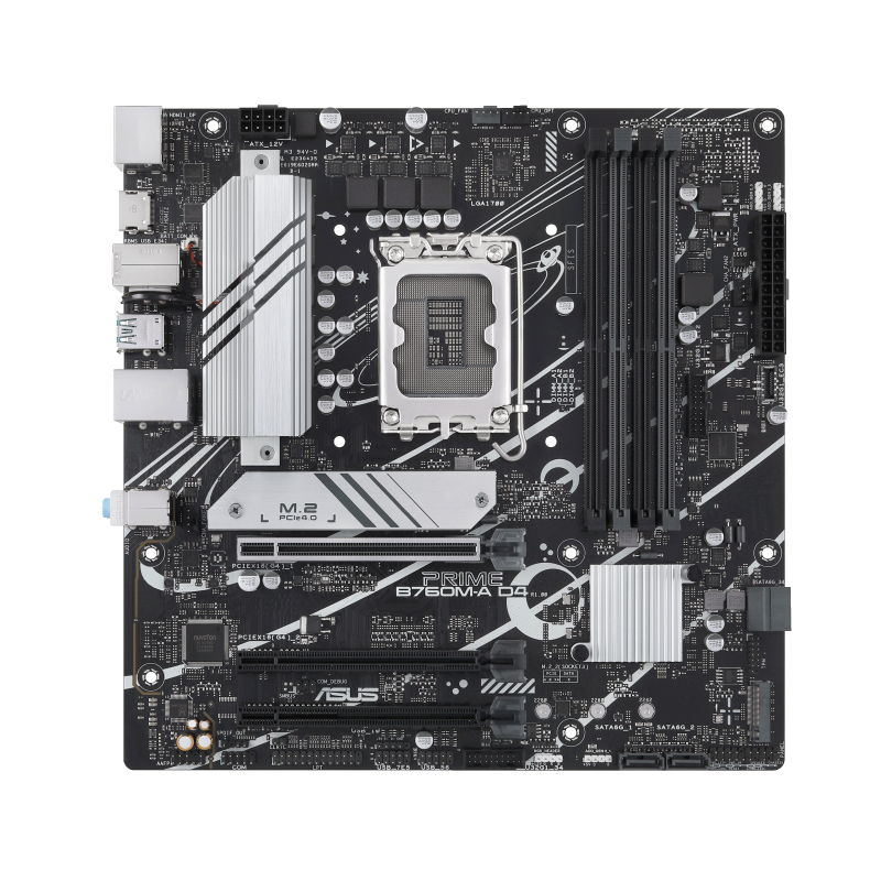 ASUS PRIME B760M-A D4-CSM Micro-ATX LGA1700 sokkel Intel B760 billede