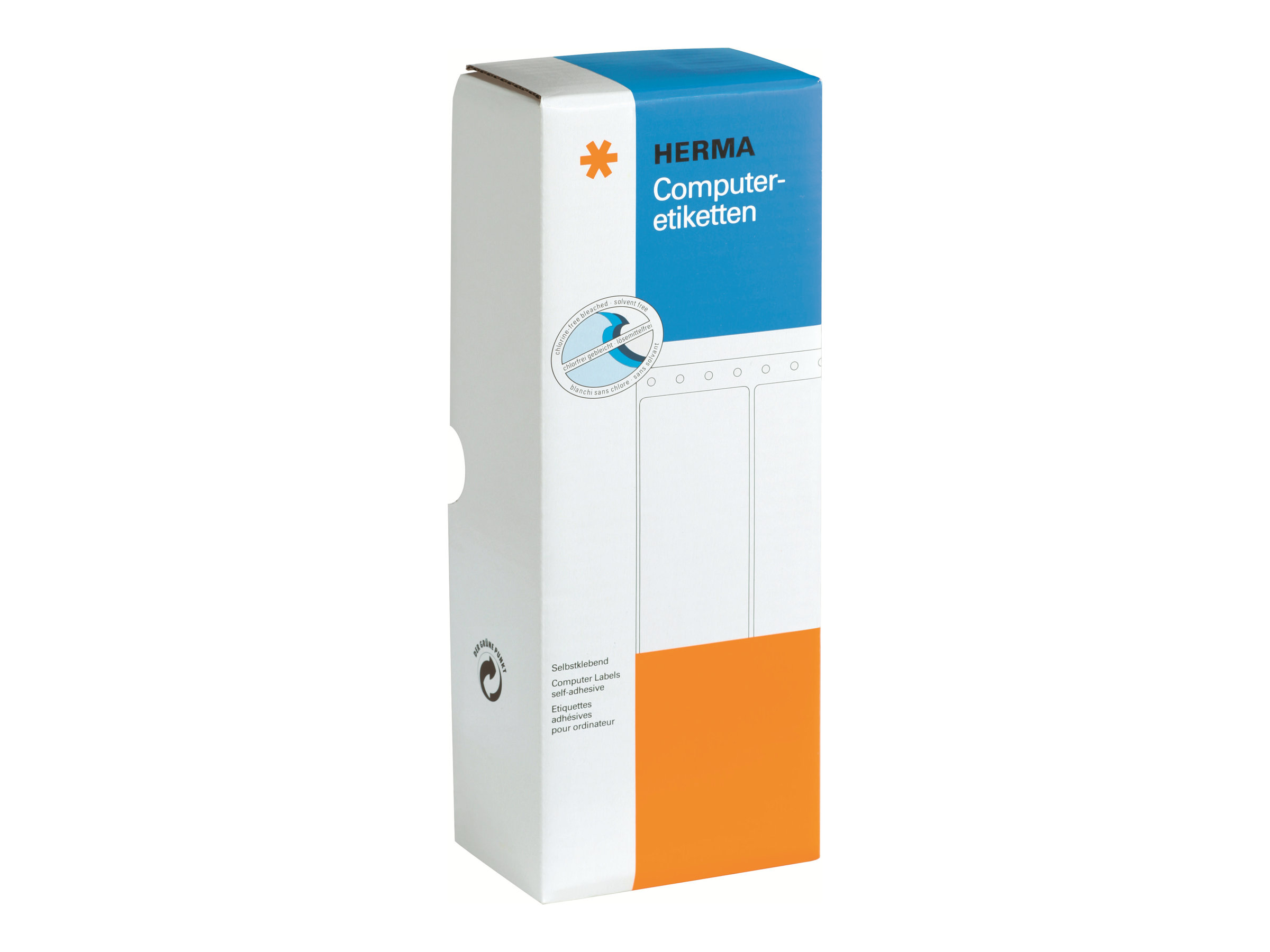 HERMA Computer labels Fortløbende fanfold-mærkater 88.9 x 35.7 mm 4000etikette(r)