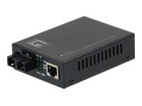LevelOne FVT-2001 mediekonverter - RJ45 til SC, Fast Ethernet, MM 1310 nm, 2 km