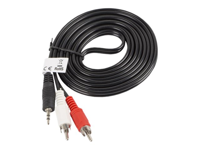 Lanberg Audiokabel 2m Sort