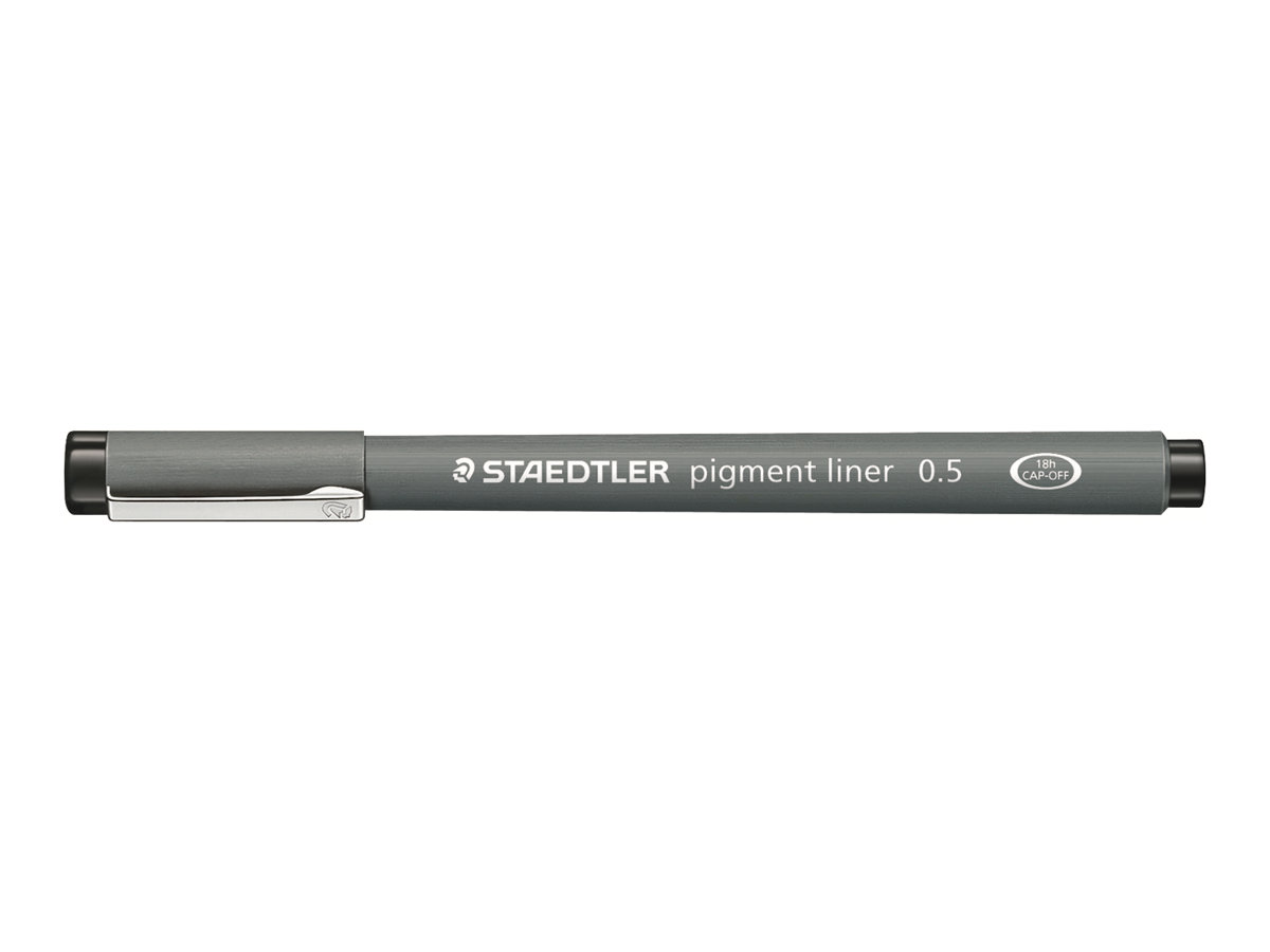 STAEDTLER pigment liner 308 Fineliner Sort billede