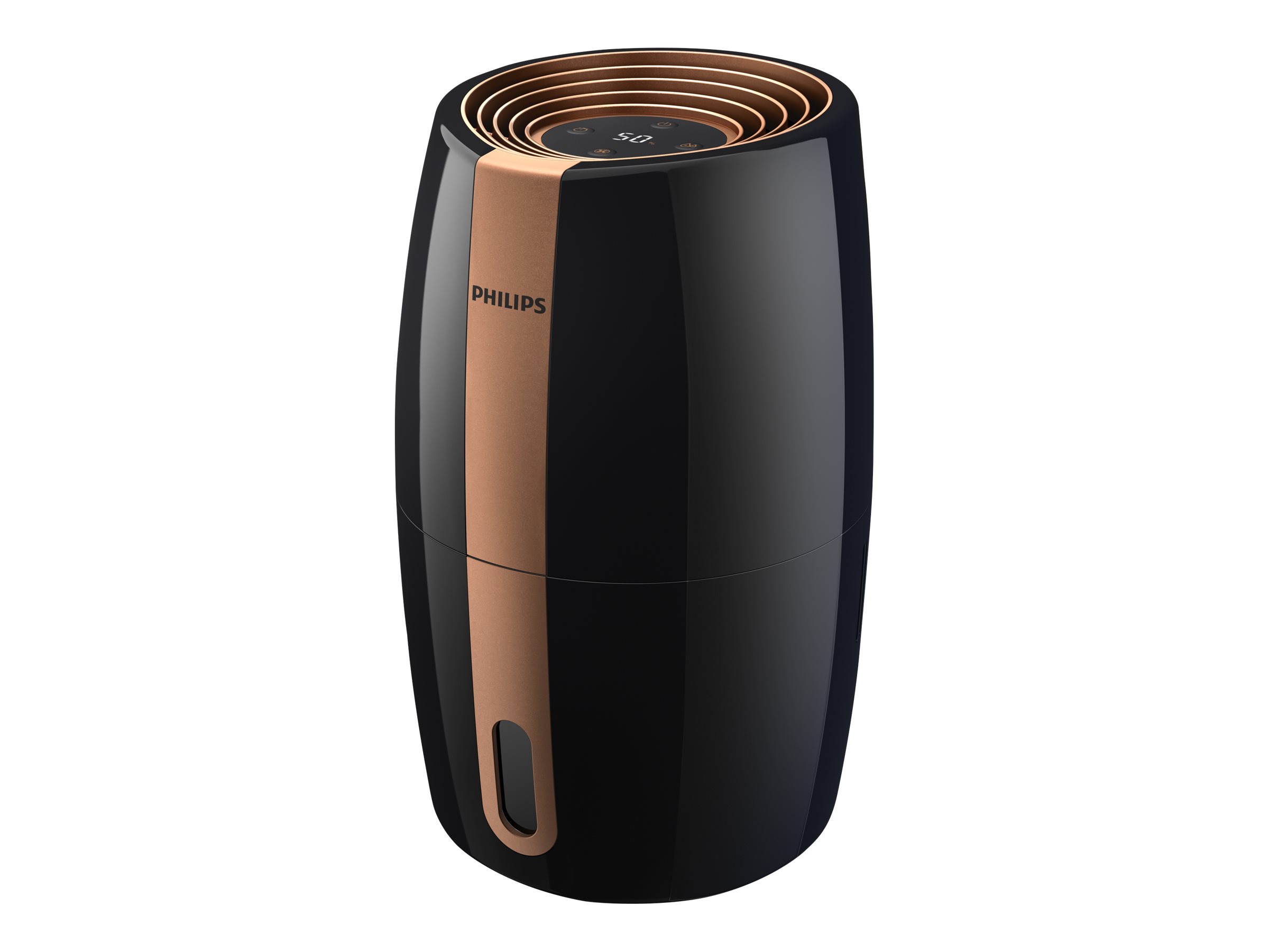 Philips 2000 series HU2718 - Luftfugter - på bord - sort/kobber