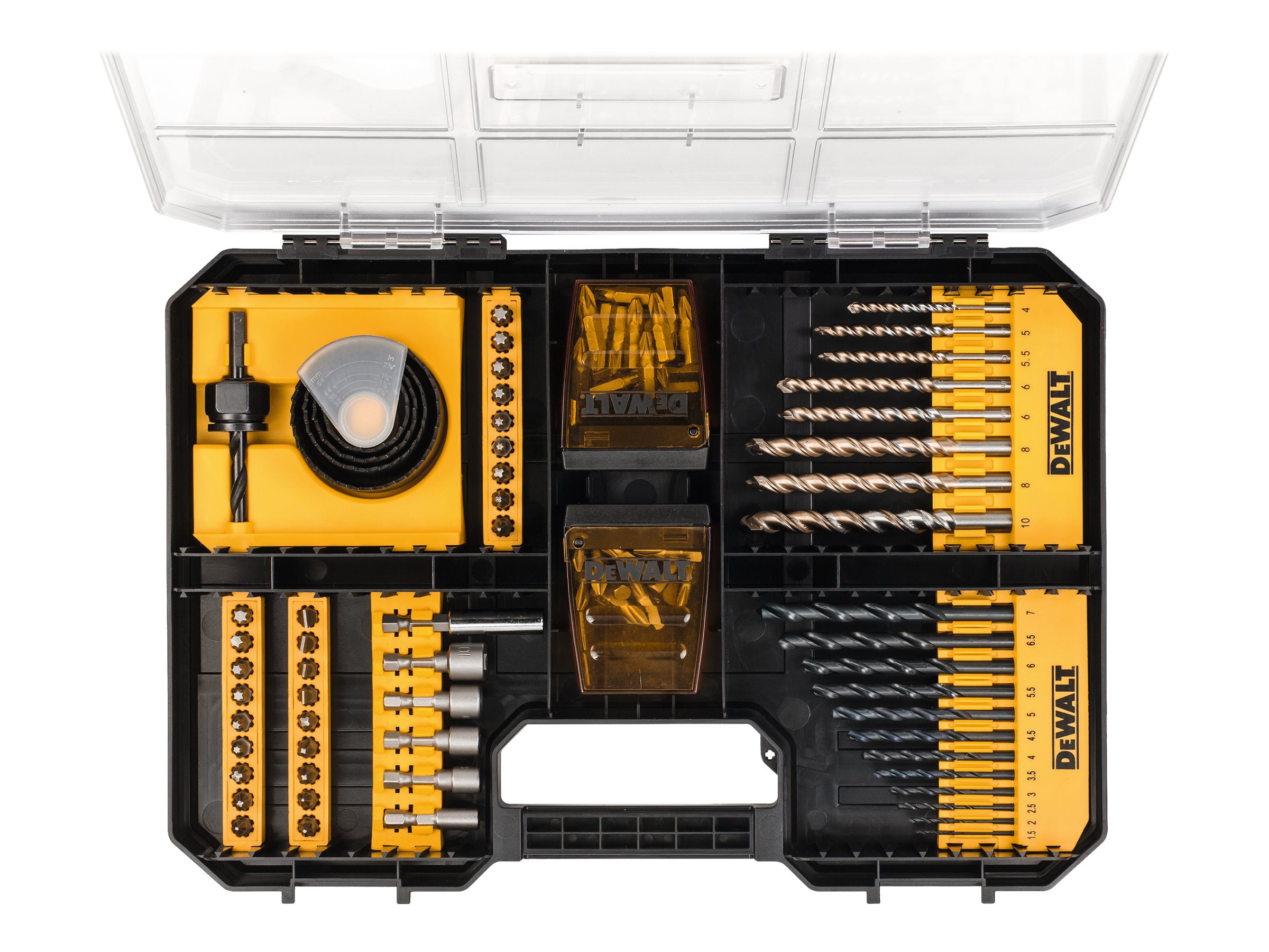 DeWALT High Performance Fit Tstak IV Drawer - Skruetrækker og borebitsæt - 100 stykker
