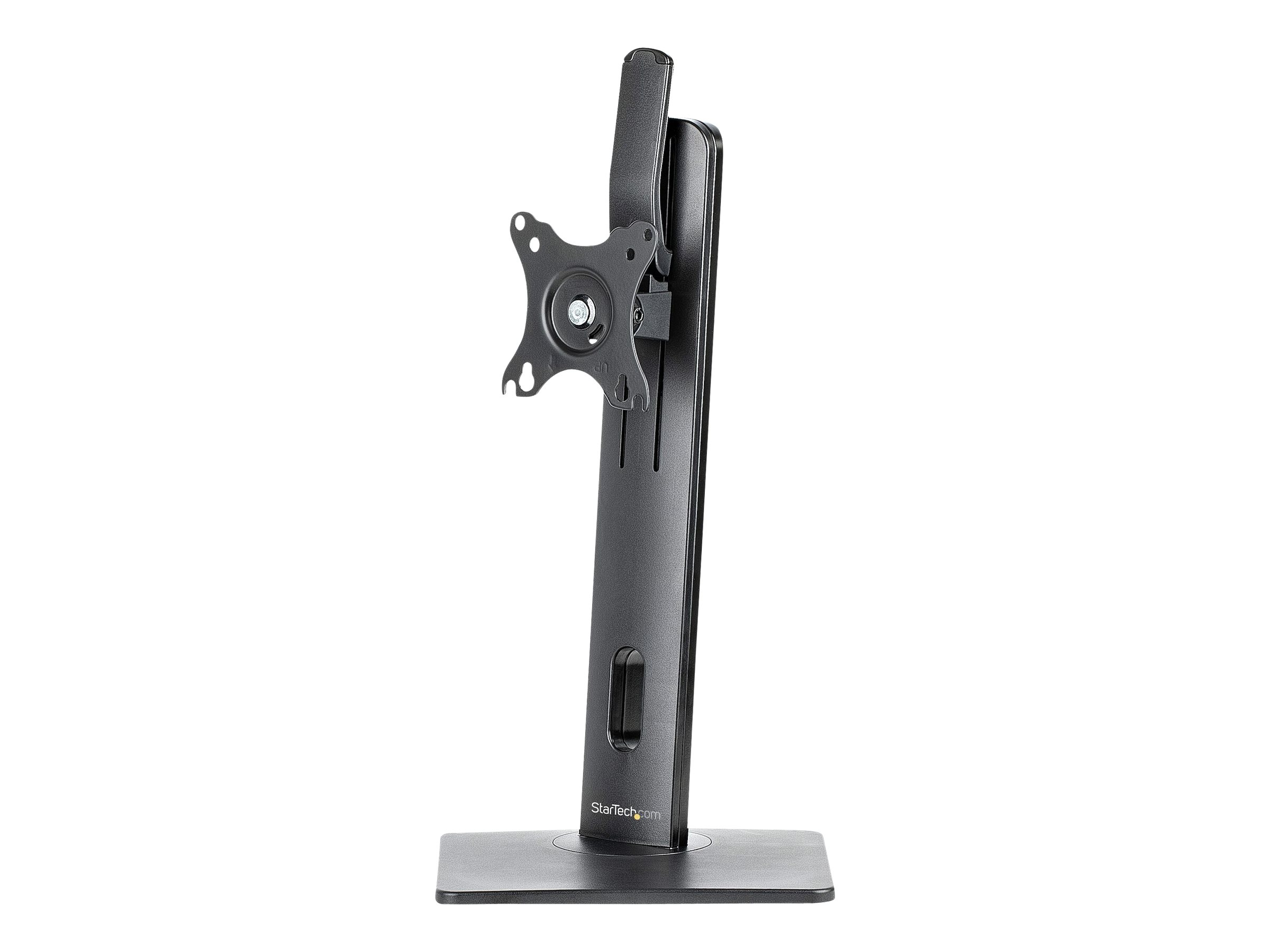 StarTech.com Free Standing Single Monitor Mount, Height Adjustable Monitor Stand, For VESA Mount Displays up to 32" (15lb/7kg), Ergonomic Monitor