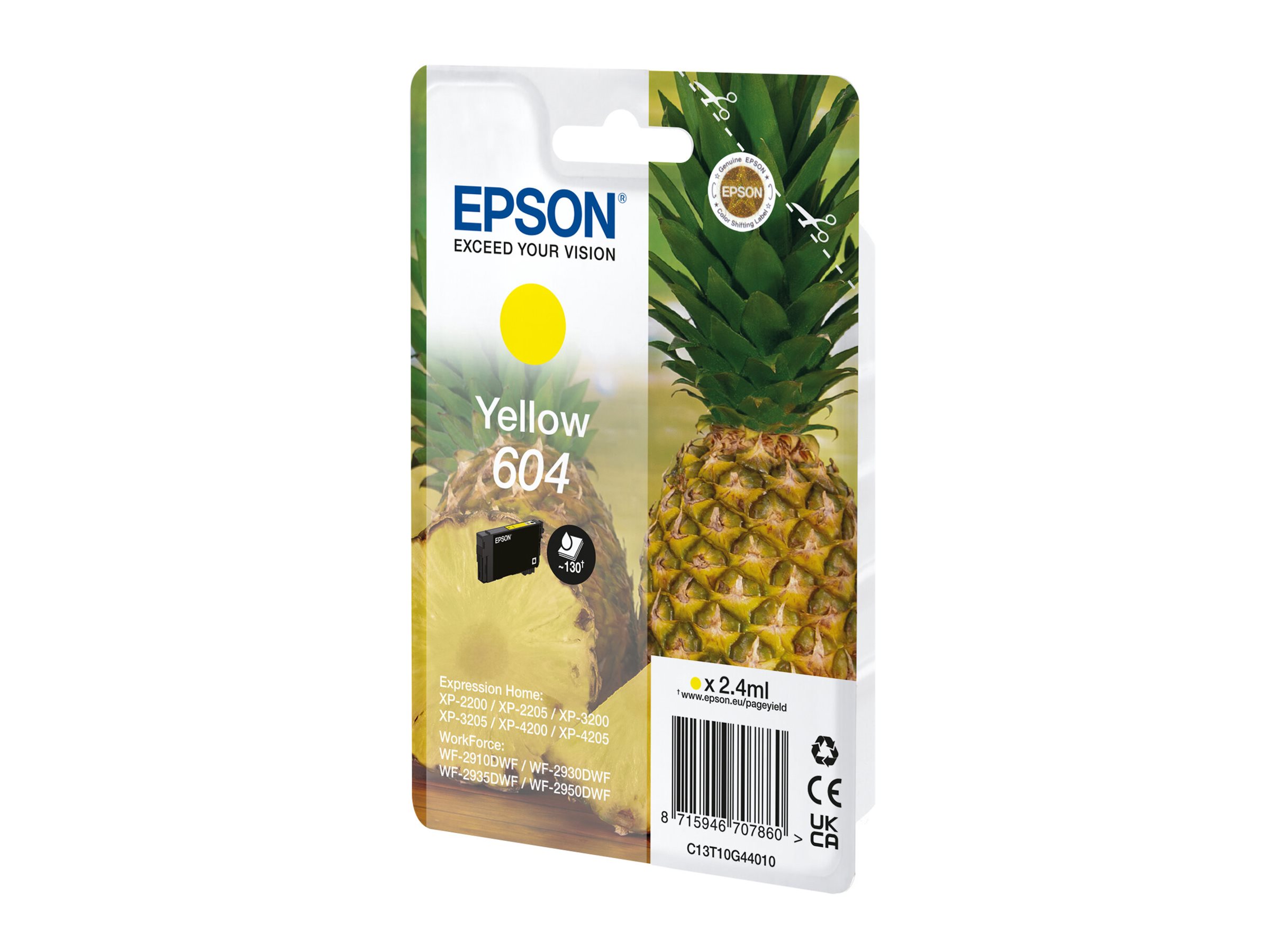 Epson 604 gul/sort original blækpatron - 10 stk