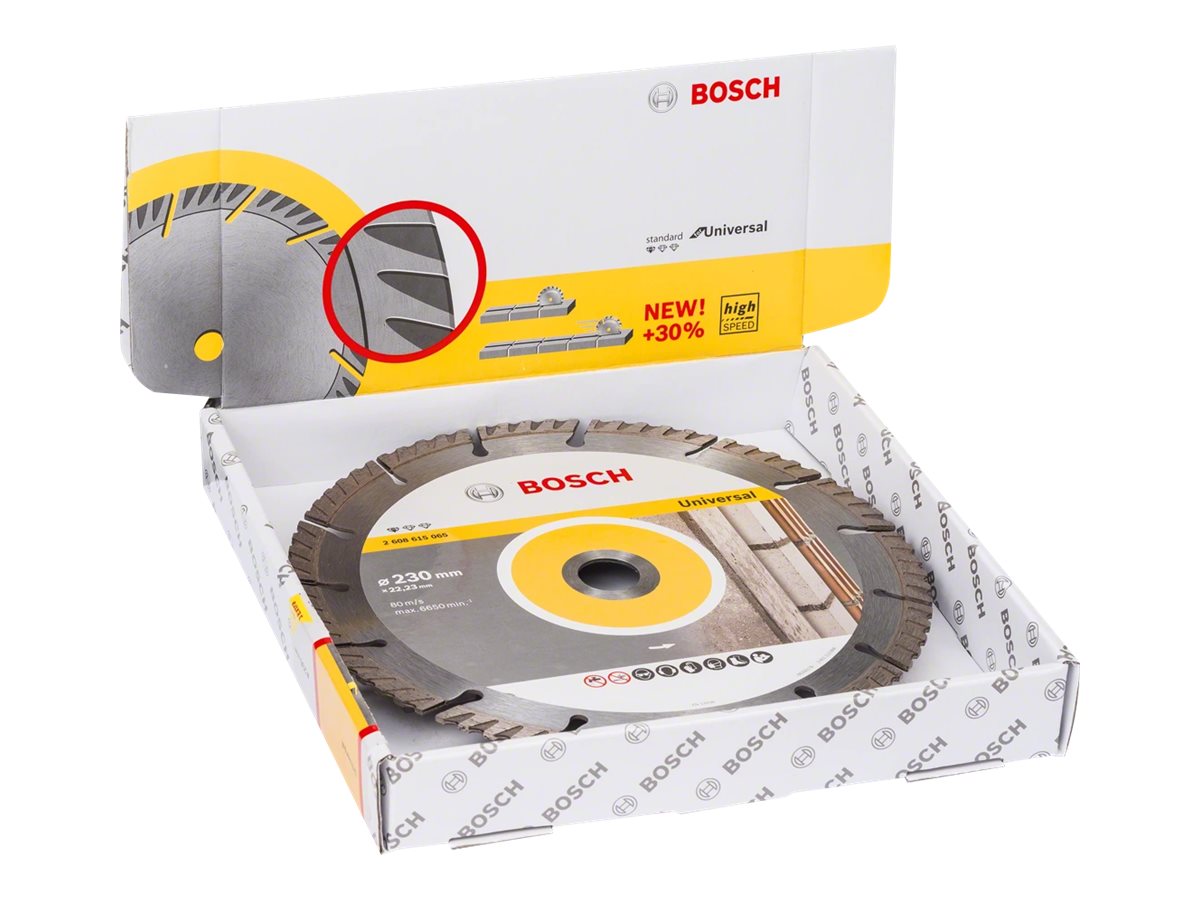 Bosch Standard for Universal Diamantskæreskive Vinkelkværn 22.23 mm akselhul 10 stk