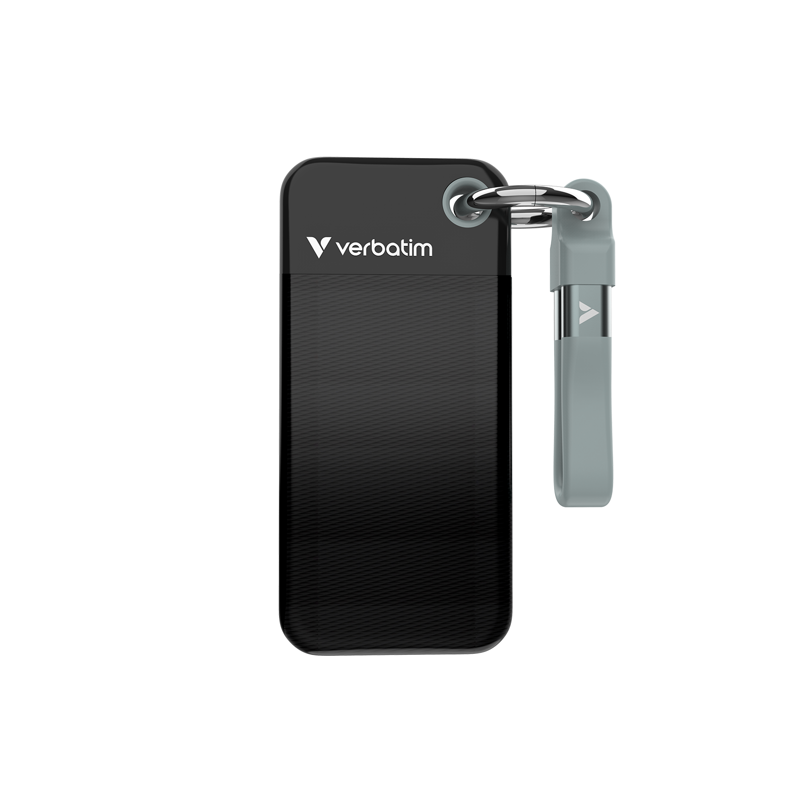 Verbatim Pocket SSD - 1TB - USB 3.2 Gen 2 - Sort / Grå