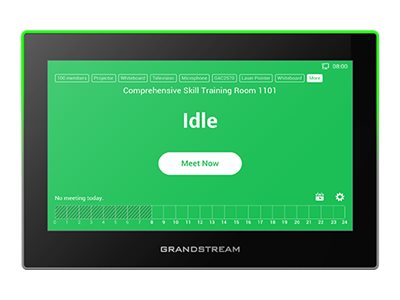 Grandstream GSC3575 - IP-intercomstation - kablet, trådløs - Bluetooth 5.0, 802.11a/b/g/n/ac/ax - 2.4 Ghz, 5 GHz - 10/100 Ethernet - sort