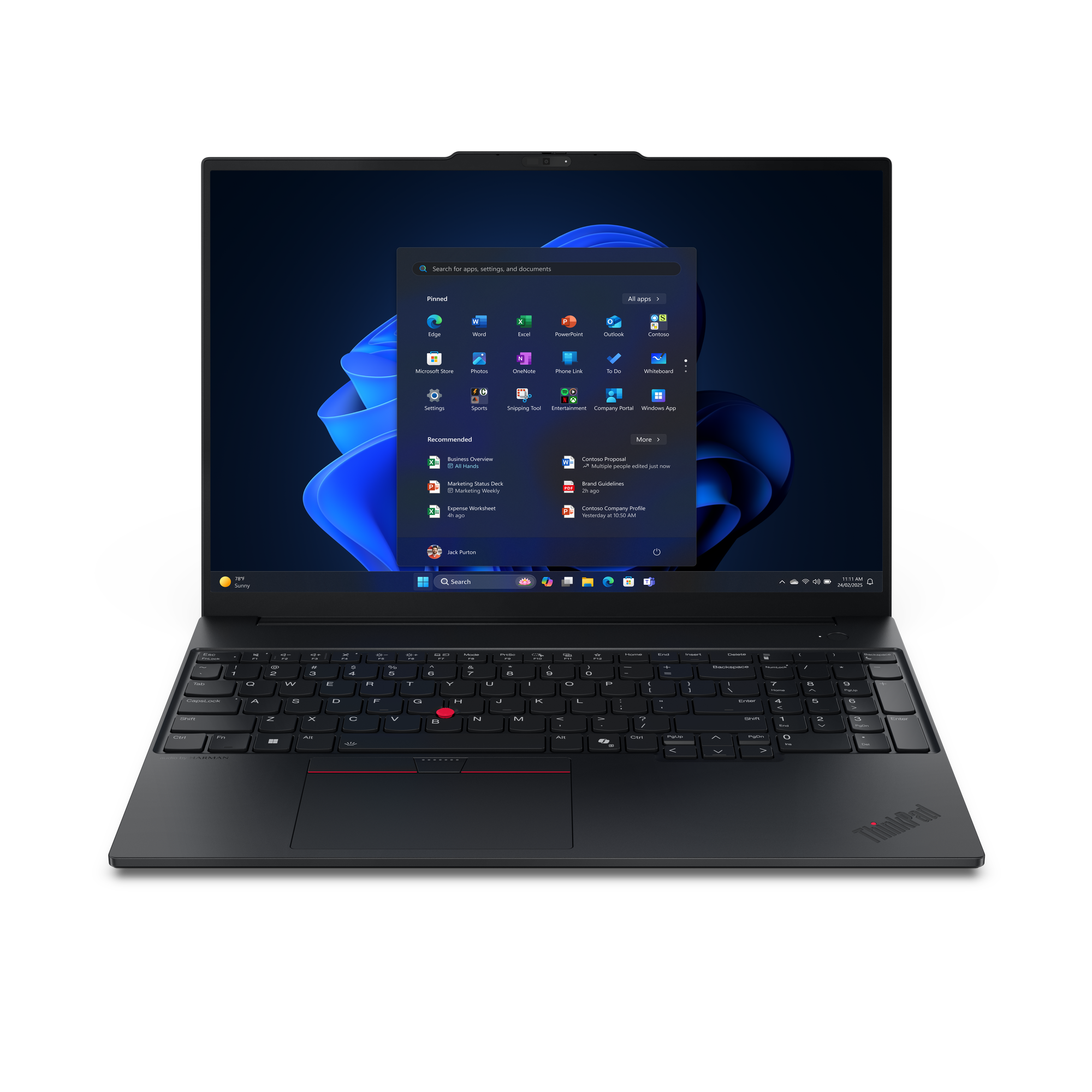 Lenovo ThinkPad E16 Gen 3 (Intel) 16" 1920 x 1200 (WUXGA) 225U 32GB 512GB Intel Graphics Windows 11 Pro