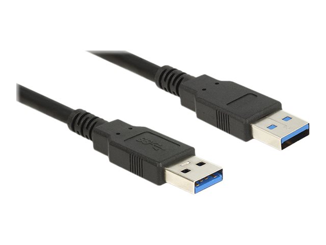 Delock Kabel USB 3.0 Typ-A Stecker > USB 3.0 Typ-A Stecker 1,0 m schwa