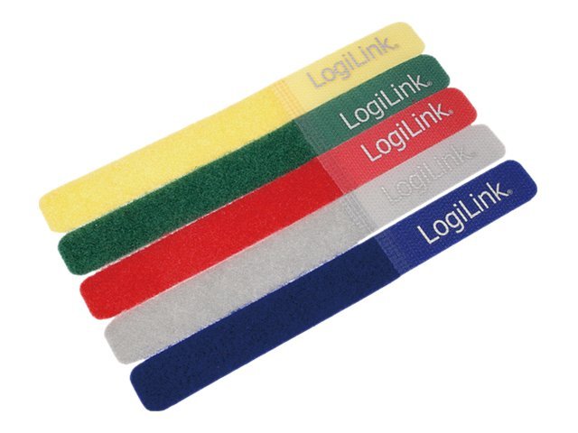 LogiLink KAB0008, Blå, Grøn, Grå, Rød, Gul, 180 mm, 20 mm