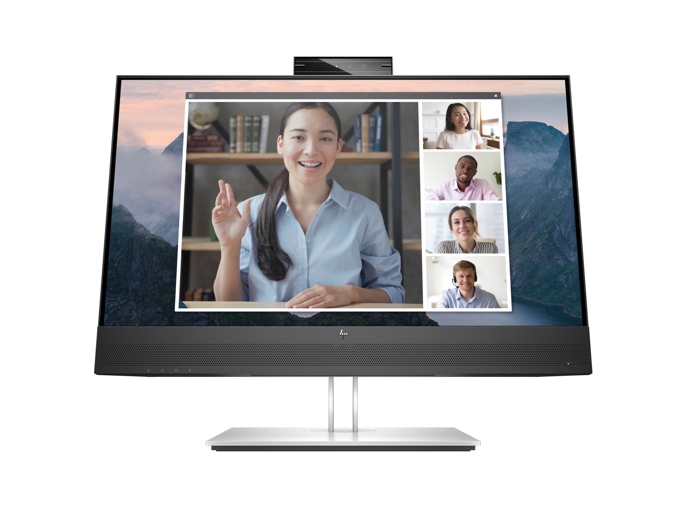 HP E24mv G4 Conferencing Monitor 23.8 1920 x 1080 (Full HD) VGA (HD-15) HDMI DisplayPort 60Hz Pivot Skærm - GEEKD.dk