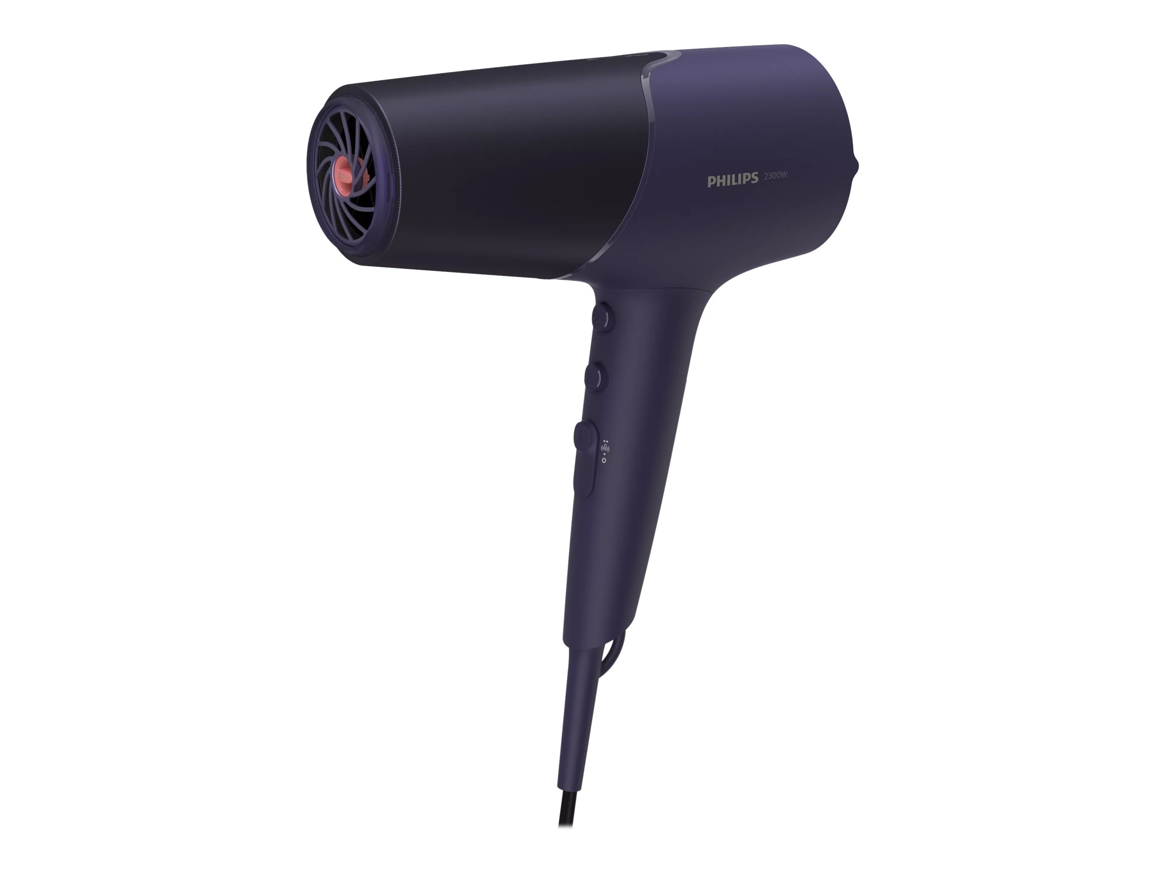 Philips Hårtørrer 5000 Series BHD514 - hairdryer - purple metallic - 2300 W