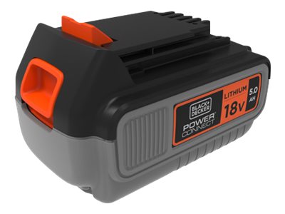 Black & Decker Power Connect - Batteri - Li-Ion - 5 Ah - for BLACK+DECKER BCD003, BCD900, BCG720, BDCCS18, BDCDC18, BDCDS18, BDCJS18, BDCR18, BDCROS18