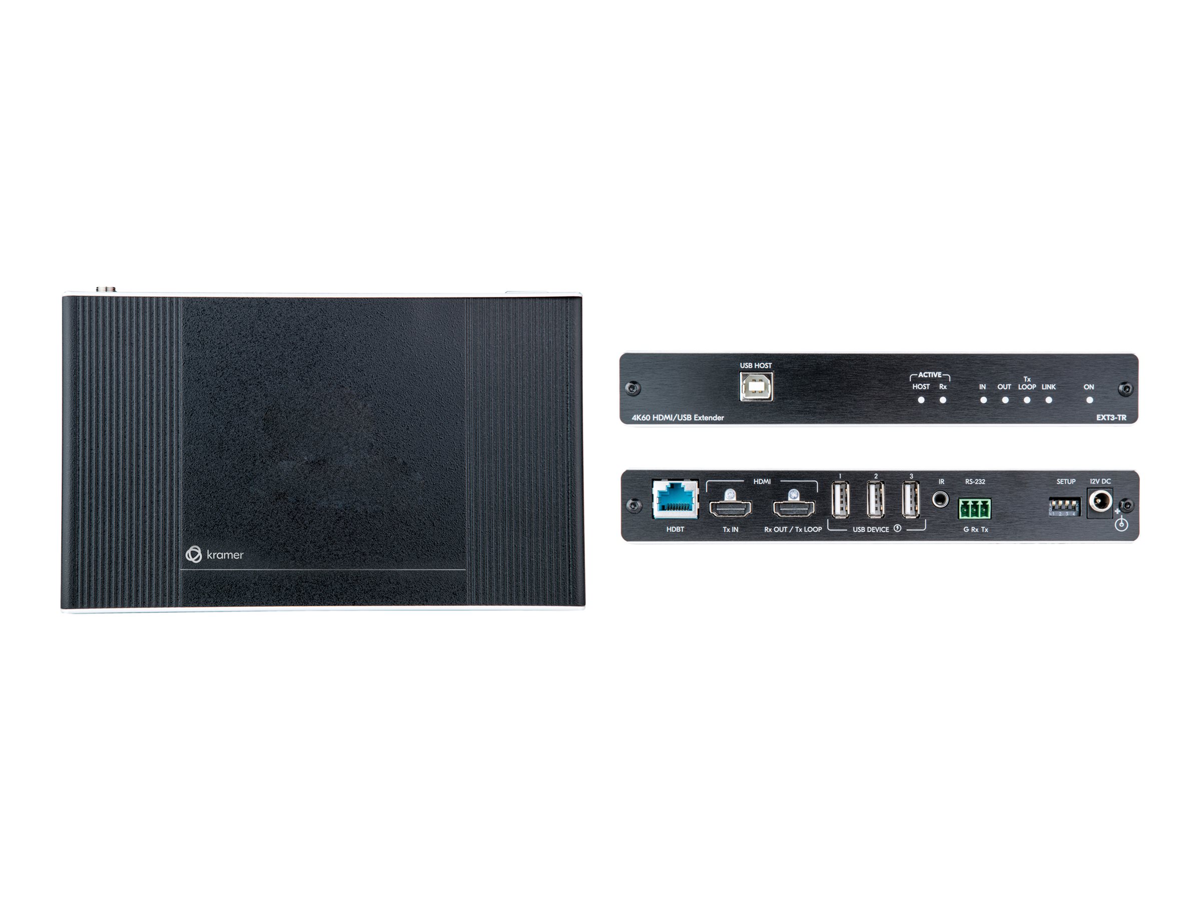 Kramer EXT3-TR Video/audio/USB/seriel/netværksforlænger