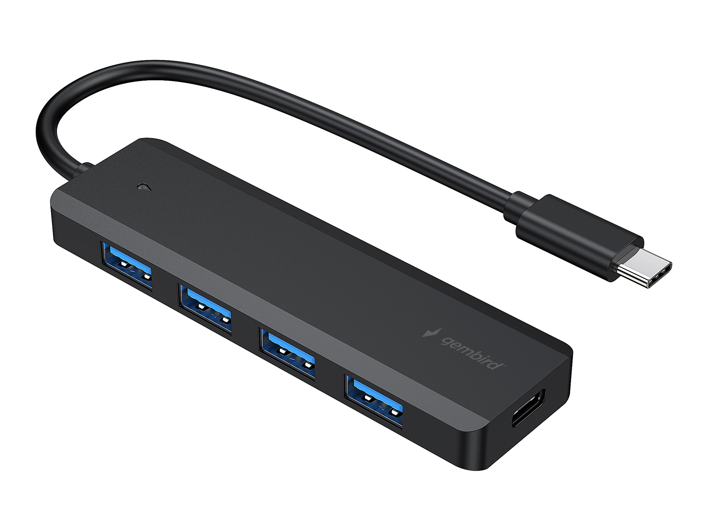 Gembird UHB-CM-U3P4P-01 - hub - type-C - 4 ports USB hub - USB 3.2 - 4 ports - Sort