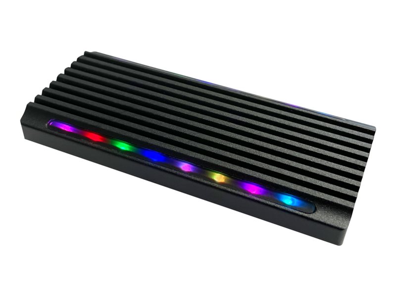 LC Power LC-M2-C-NVME-4 - Lagringspakning - M.2 - M.2 NVMe Card - USB-C 3.2 (Gen 2x1) - sort