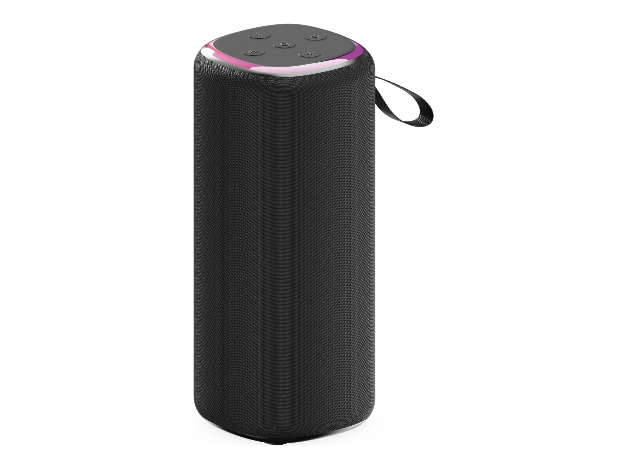 GMB Audio SPK-BT-LED-08L - Højttaler - til transportabel brug - trådløs - Bluetooth - 10 Watt - sort