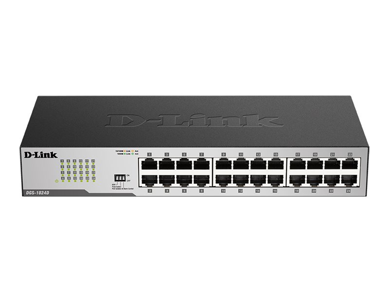 D-Link DGS-1024D 24-Port Gigabit Unmanaged Desktop Switch