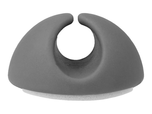 DeLOCK Adhesive cable holder, 6-pack, 3x grey, 3x white, TRP