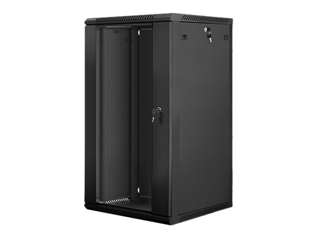 Lanberg WF01-6622-10B - 22U - Wall Mount Rack Cabinet