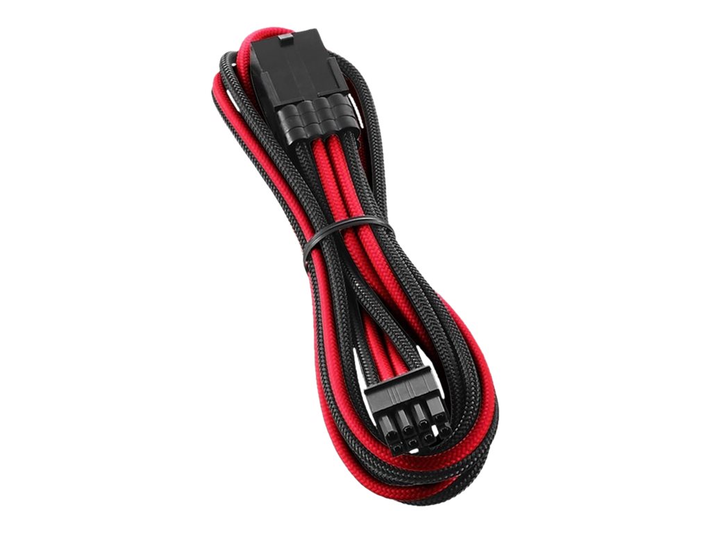 CableMod PRO ModMesh 8-Pin PCIe extension - 45cm, black/red Strømkabel - GEEKD.dk