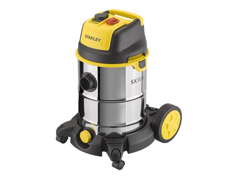 Stanley SXVC30XTDE, Tør&våd, Sort, Rustfrit stål, Gul, 36,5 l/s, 19 kPa, 5 m, 73,6 dB
