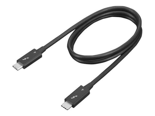 Lenovo - Thunderbolt kabel - USB-C (han) til USB-C (han) - Thunderbolt 4 - 70 cm - 8K60 Hz support, 4K60 Hz support - sort