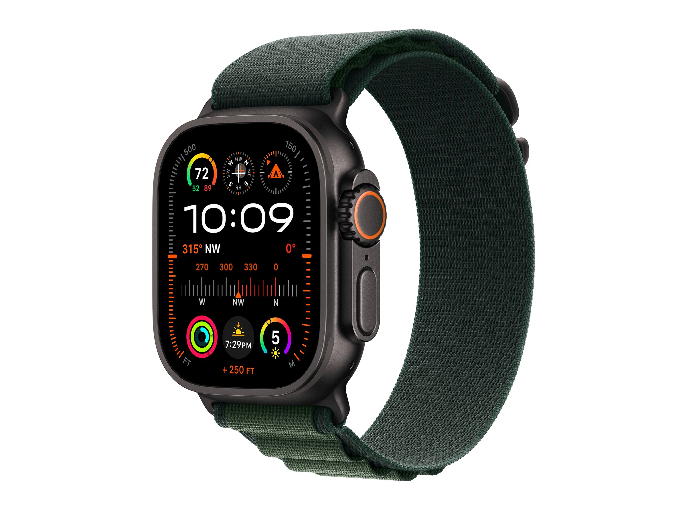Apple Watch Ultra 2 49 mm Sort Grøn SmartWatch