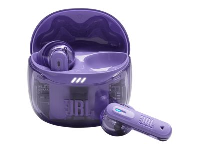 JBL TUNE Flex 2 Trådløs Ægte trådløse øretelefoner Lilla Transparent