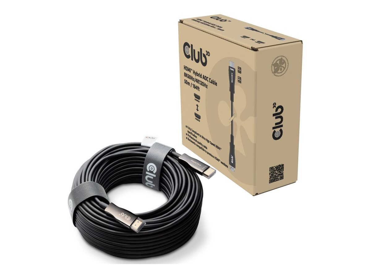Club 3D HDMI-kabel 50m Sort