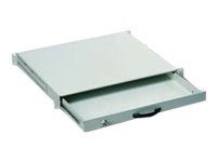 Digitus DN-19 KEY-1U - Tastaturskuffe - lysegrå, RAL 7035 - 1U - 19 - for P/N: DN-19 07U-6/6, DN-19 09U-6/6, DN-19 12U-6/6, DN-19 16U-6/6, DN-19 20-U, DN-19 20U-6/6