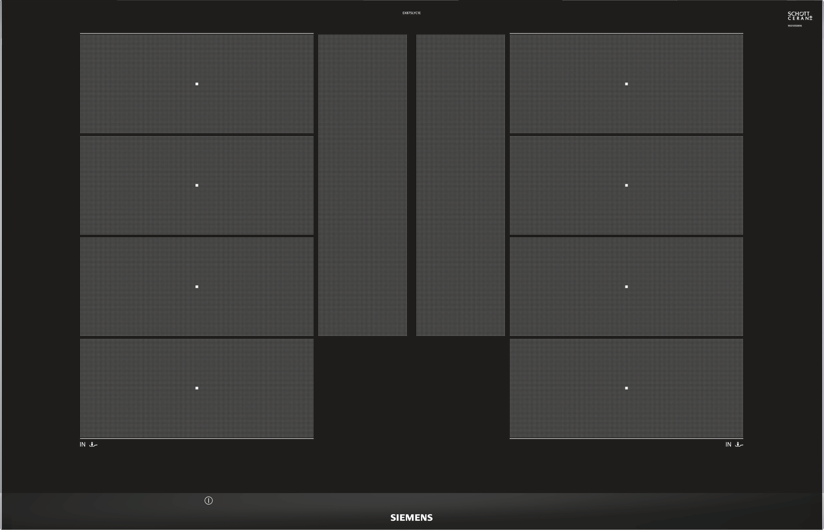 Siemens iQ700 EX875LYC1E Induktionskogeplade - 80cm