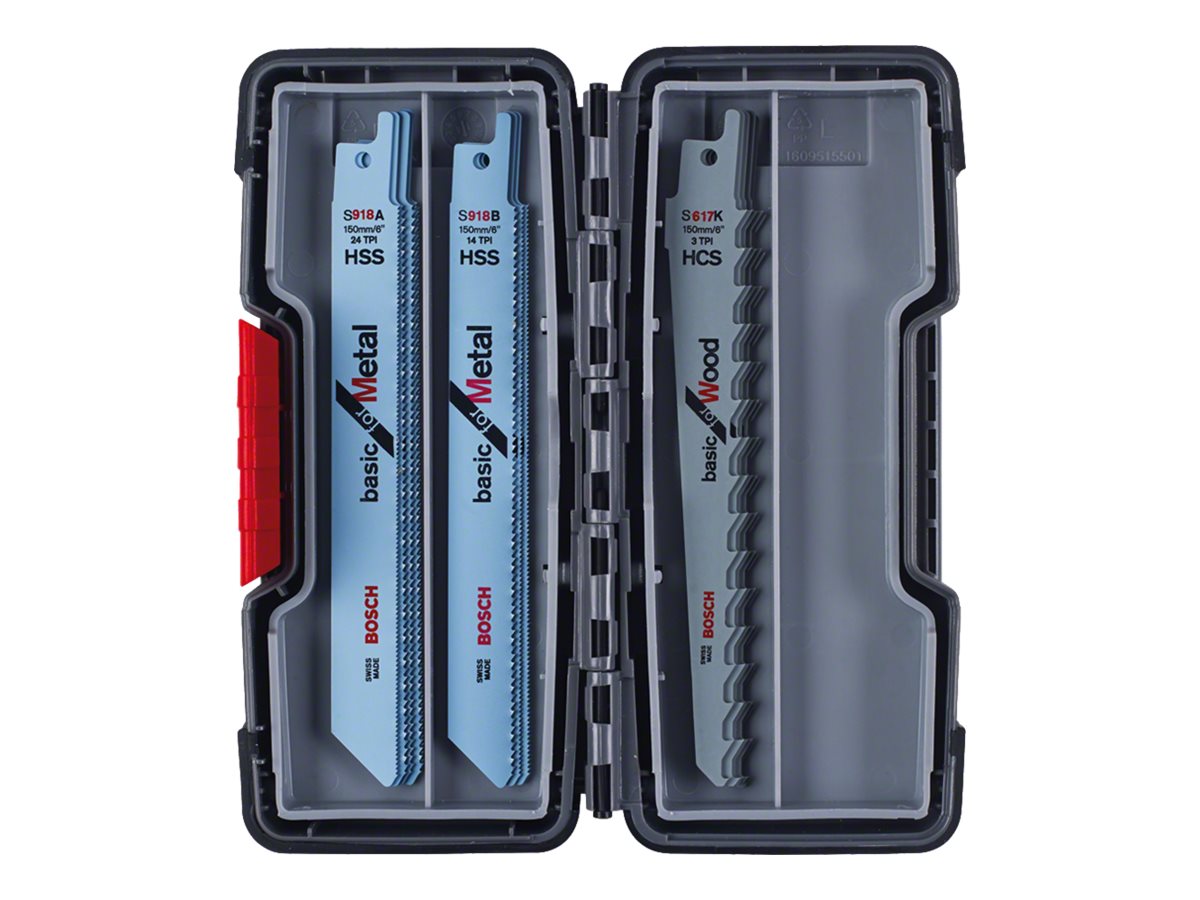 Bosch Bajonetsavklingesæt med 15 dele, Wood and Metal Basic