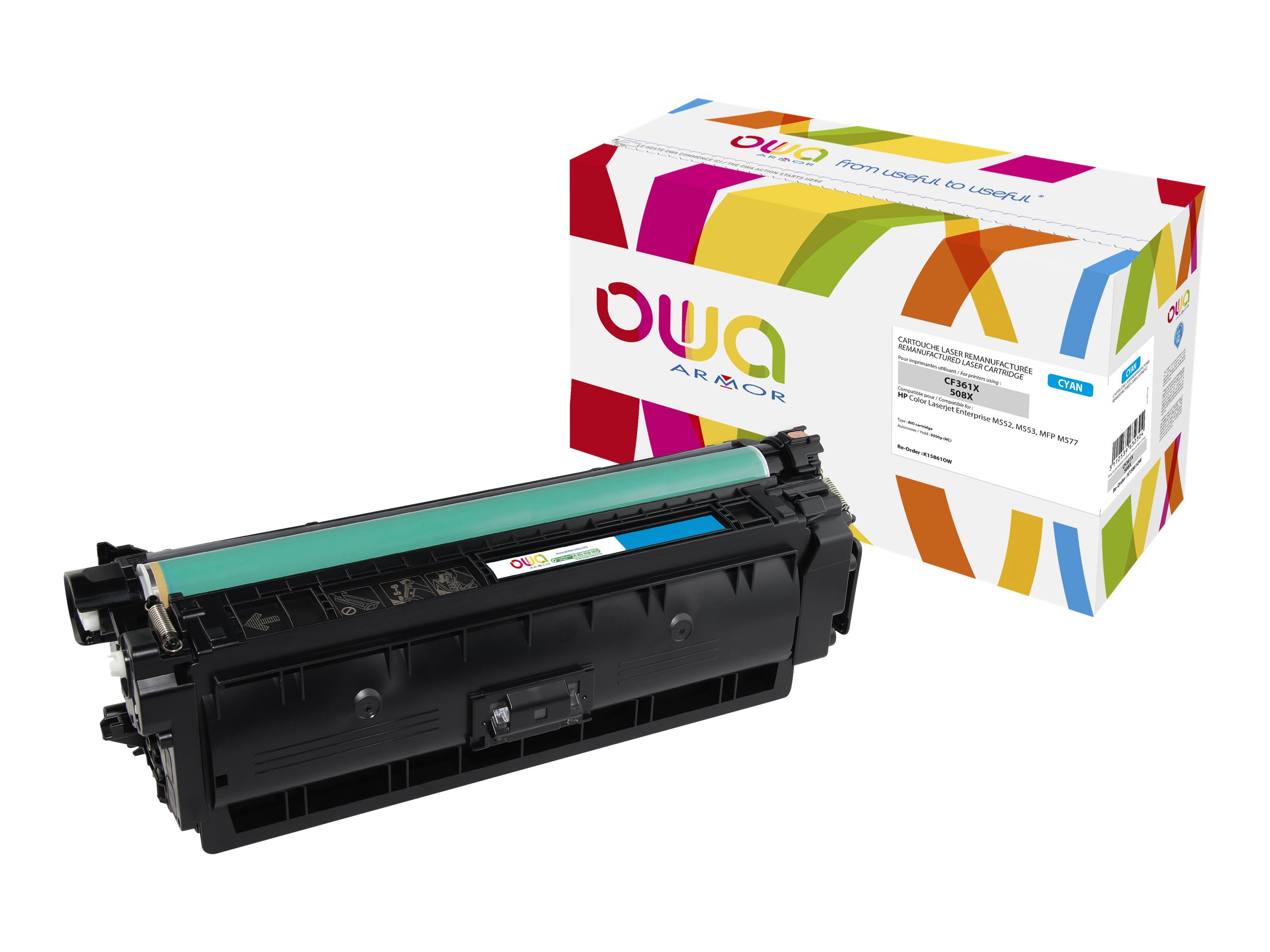 OWA Cyan 9500 sider Toner K15861OW