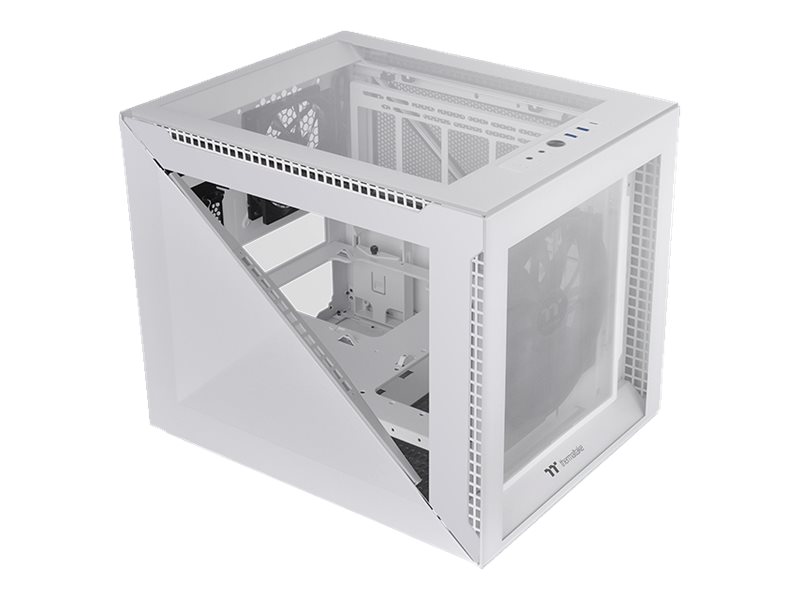 Thermaltake Divider 200 TG Snow Tårn Micro-ATX Ingen strømforsyning Hvid