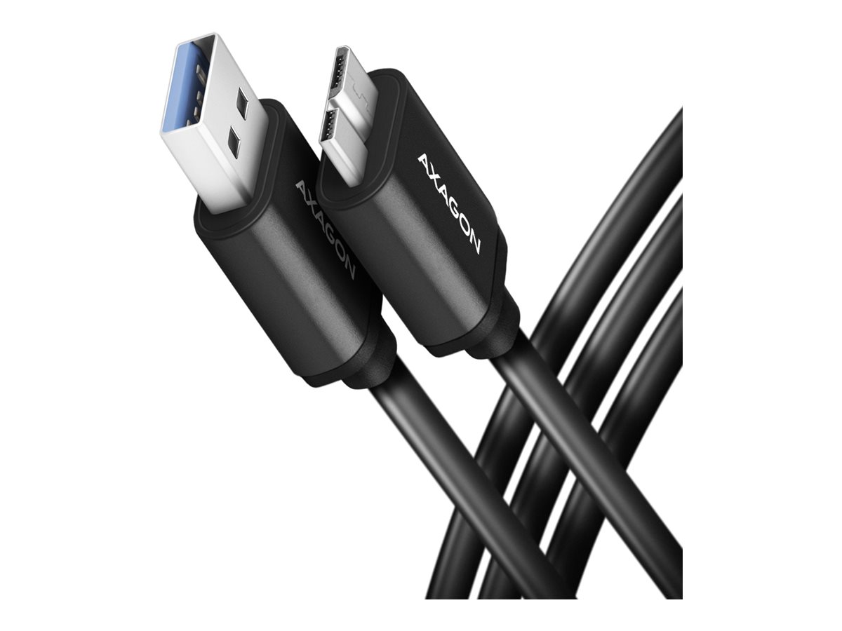 AXAGON BUMM3-AM10AB - USB cable - USB to Micro-USB Type B