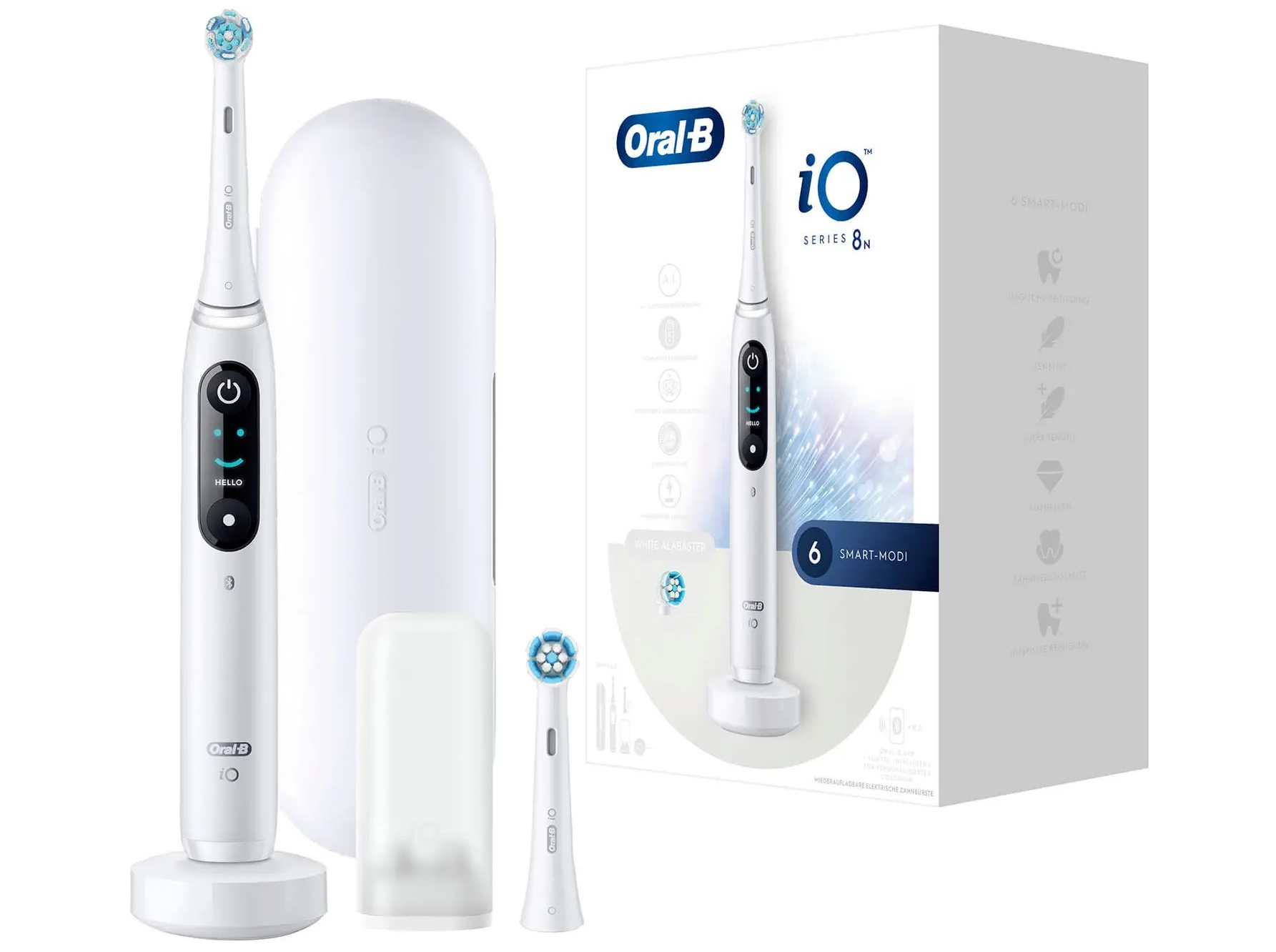 Braun Oral-B iO Series 8N white alabaster white alabaster
