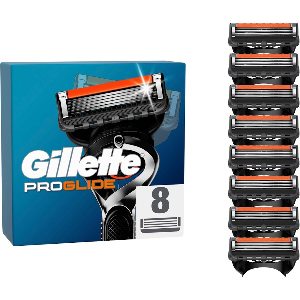 Gillette Proglide Barberblade, 8 stk.