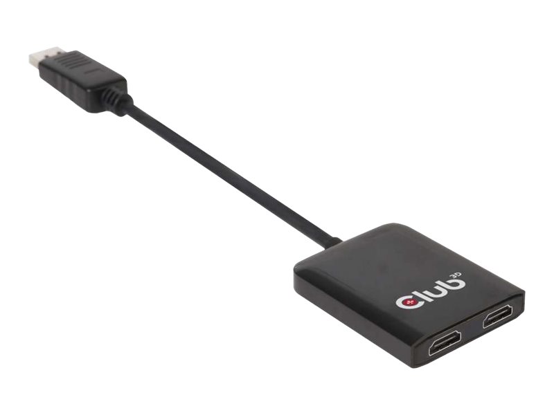 Club 3D SenseVision Multi Stream Transport (MST) Hub CSV-6200H - Video-/audiosplitter - 2 x HDMI - desktop