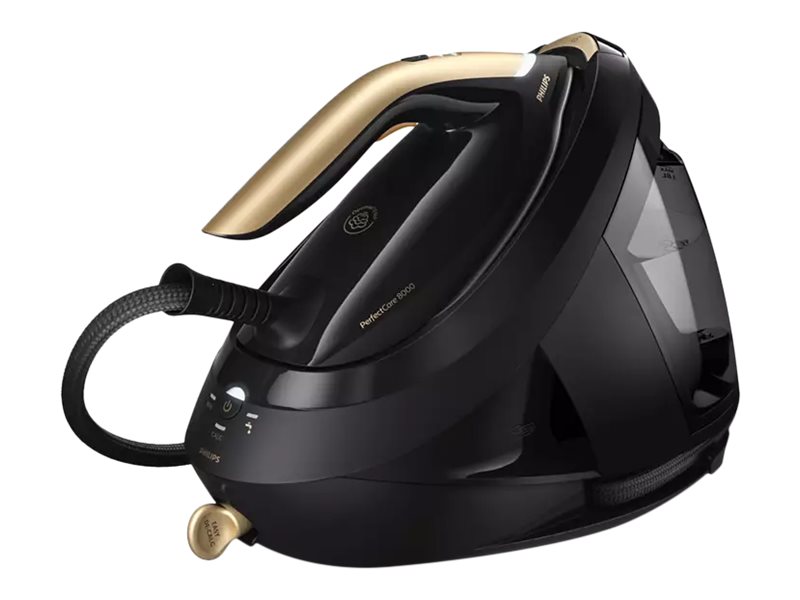 Philips Dampstrygejern PerfectCare 8000 Series PSG8130 - steam generator iron - sole plate: SteamGlide Elite