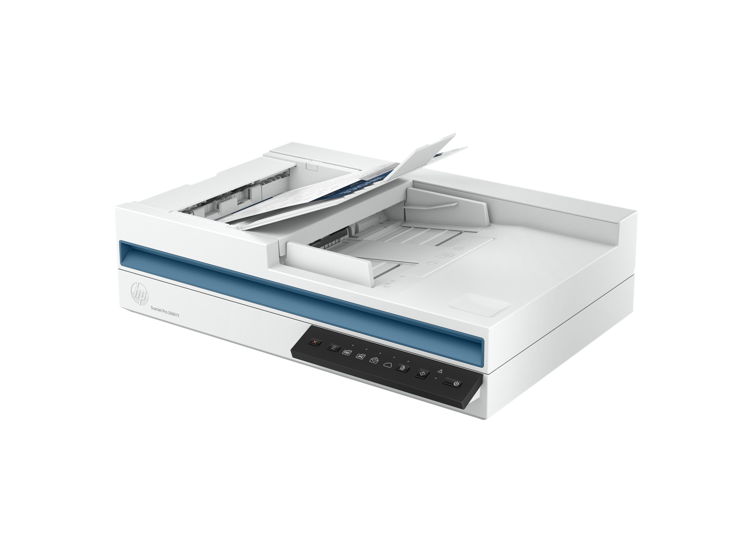 HP Scanjet Pro 2600 f1 - Dokumentscanner - CMOS / CIS - Duplex - A4/Legal - 1200 dpi x 1200 dpi - op til 25 ppm (mono) / op til 25 ppm (farve) - ADF (60 ark) - op til 1500 scanninger pr. dag - USB 2.0