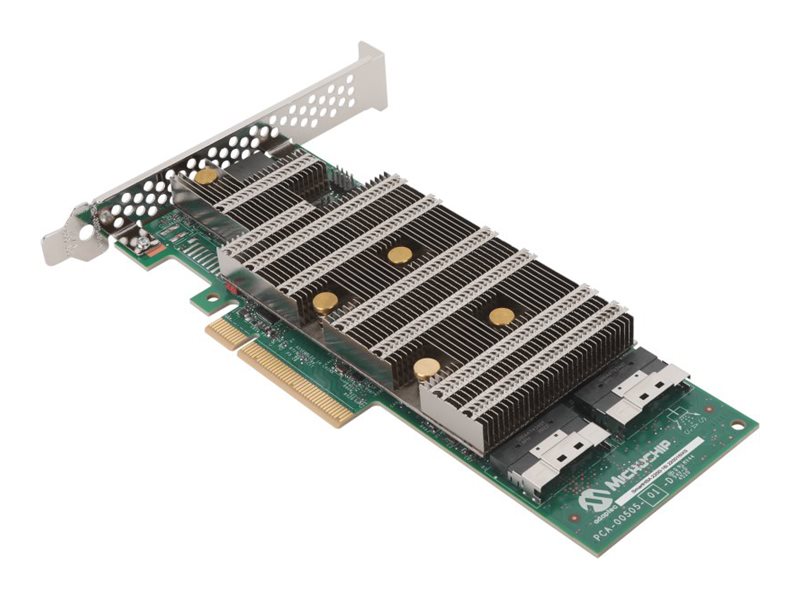Microchip Adaptec SmartHBA 2200 16i - Styreenhed til lagring (RAID) - 16 Kanal - SATA 6Gb/s / SAS 24Gb/s / PCIe 4.0 (NVMe) - lavprofil - RAID RAID 0, 1, 5, 10 - PCIe 4.0 x8