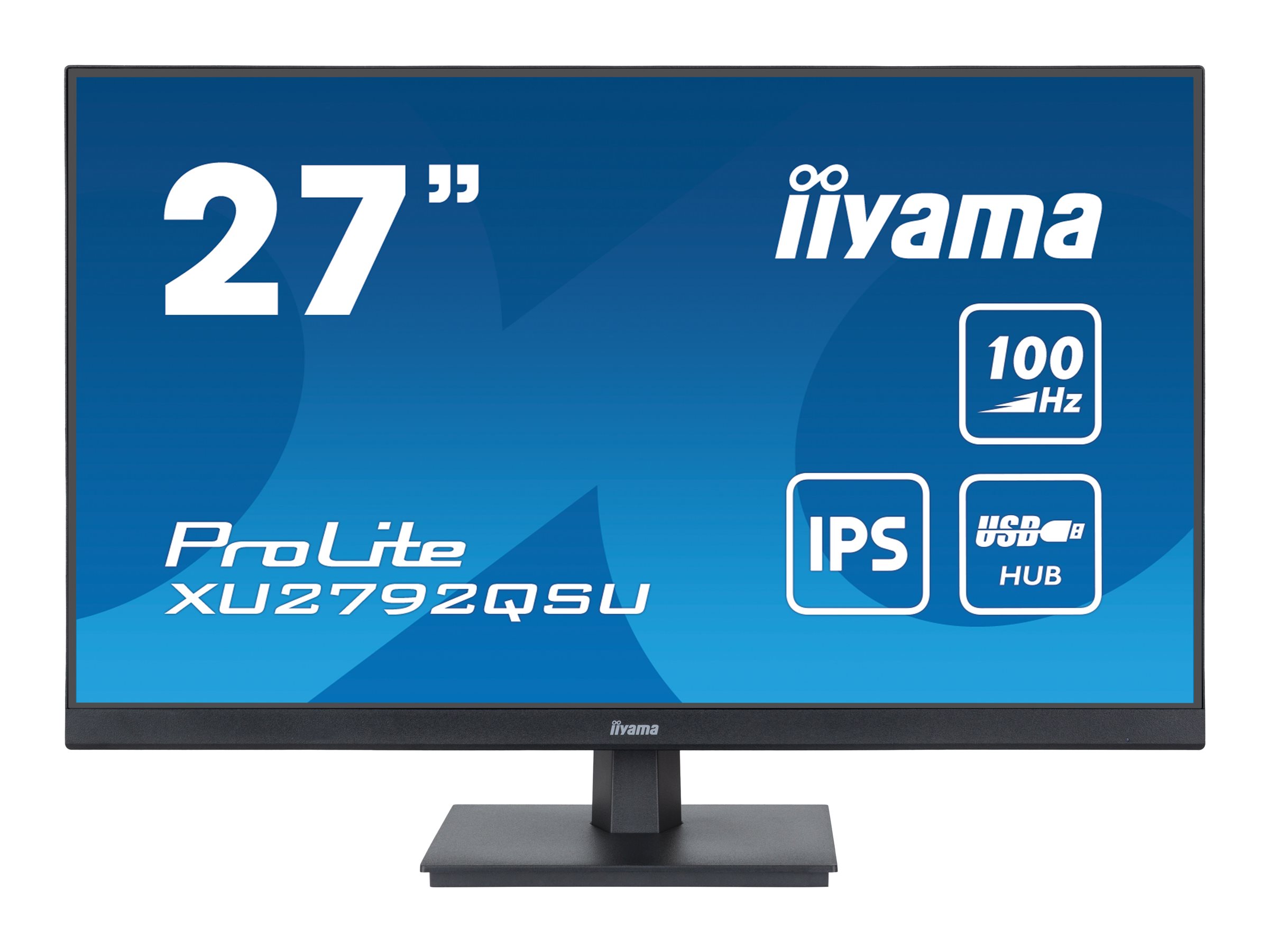 iiyama ProLite XU2792QSU-B6 27" IPS 2560 x 1440 (2K) HDMI DisplayPort 100Hz billede