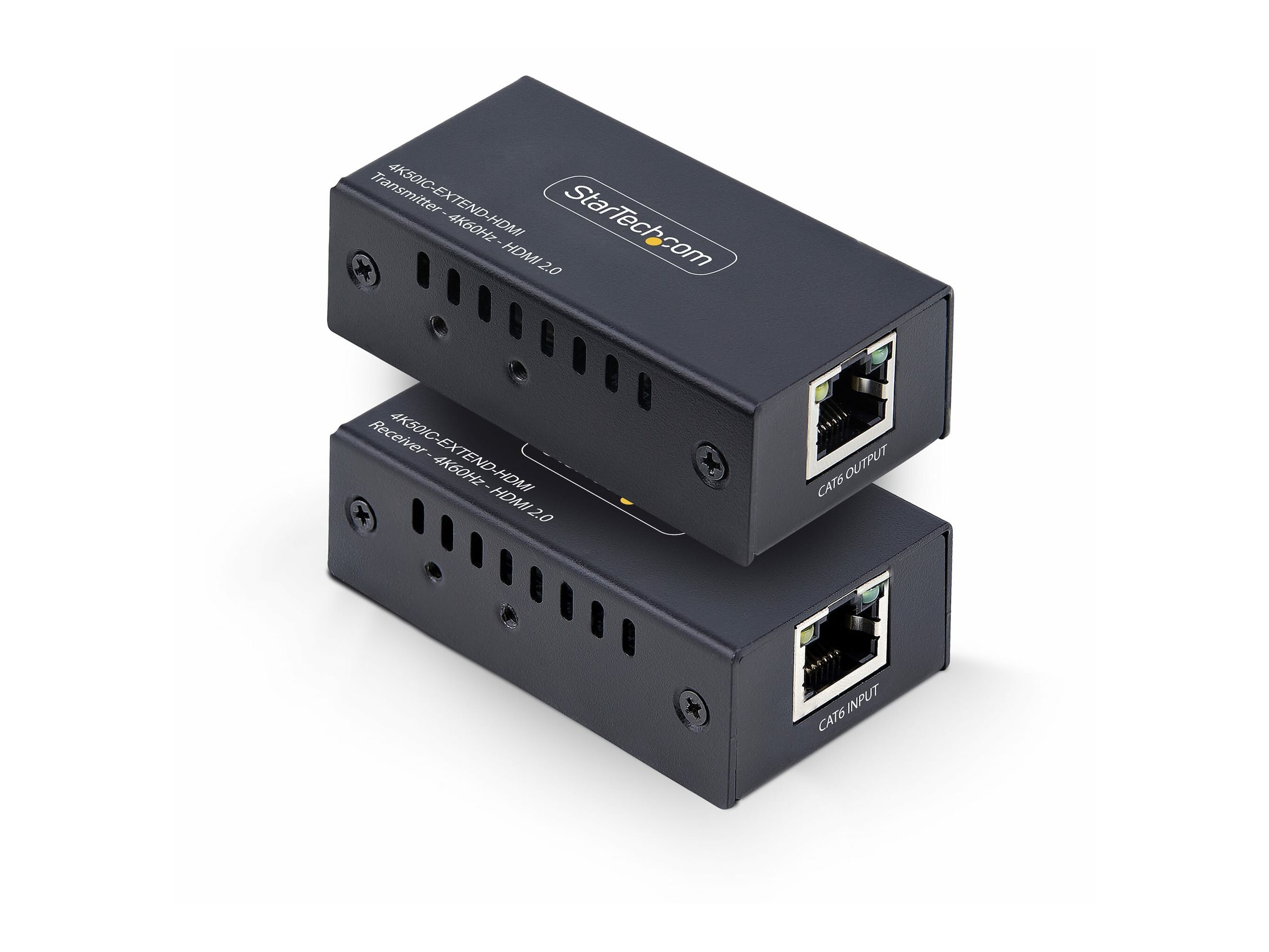 StarTech.com HDMI Extender Over CAT5e/6 Kit 4K 60Hz Up to 200ft (60m) - video/audio extender - HDMI