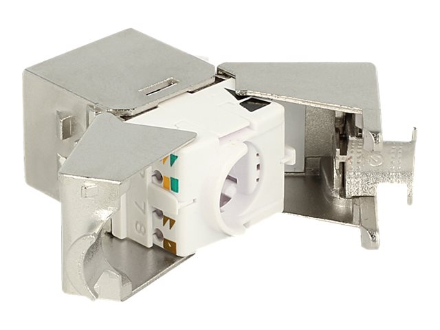 DeLOCK Keystone Module RJ45 jack > LSA Cat.6A STP compact